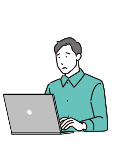 学習する人のイラスト