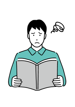 本を読む人のイラスト
